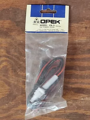 Opek CB Power Cord 3 Pin NIP • $12.25