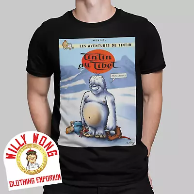 £6.99 • Buy Tintin T-Shirt Graphic Tin Tin 60s - 80s Classic Retro Comic Book In Tibet UK 2