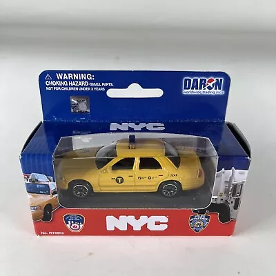 NYC TAXI Ford Crown Victoria 3  Daron Diecast 1:64 Scale FREE SHIPPING • $11.89