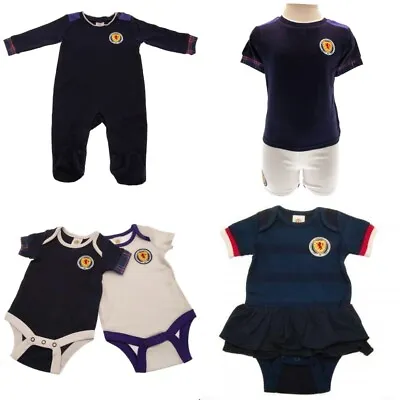 £16.99 • Buy Scotland Baby Football Kit Vests Body Suit Sleepsuit TuTu Scotland FA Cotton