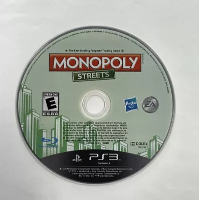 Monopoly Streets  (Sony PlayStation 3 2008)  Disc Only  - FREE Shipping! • $9.99