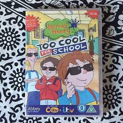 Horrid Henry - Too Cool For School DVD Vol 28. NEW SEALED DVD • £1.89