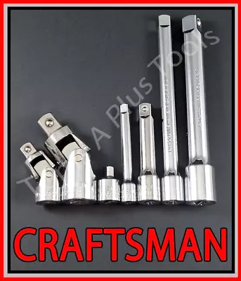 CRAFTSMAN HAND TOOLS 7pc Ratchet Wrench Socket Extension Universal Adapter Set • $25.75