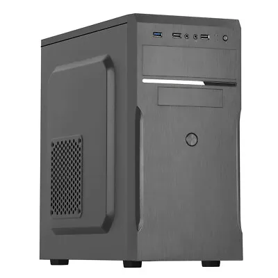 Best Value Micro ATX Computer PC Case With 500W Power Supply For Home & Office • £39.99