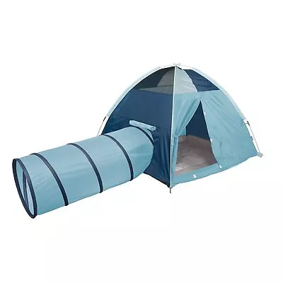 Pacific Play Tents 20431 Hide Me Cool Blue Tent + Tunnel Combo 58  X 58  X 46  • $97.08