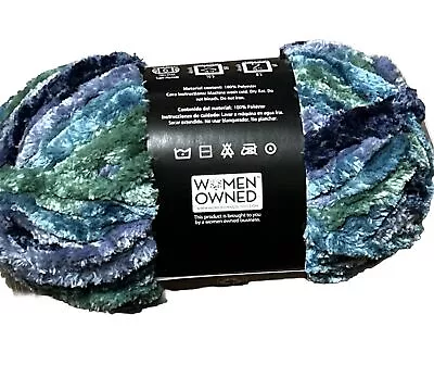 Mainstays Velvet Yarn Blue Multi MS20-201-201-006 Lot No. 20E NEW • $7.99