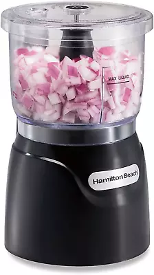 Electric Vegetable Chopper & Mini Food Processor 3-Cup 350 Watts For Dicing  • $25.96