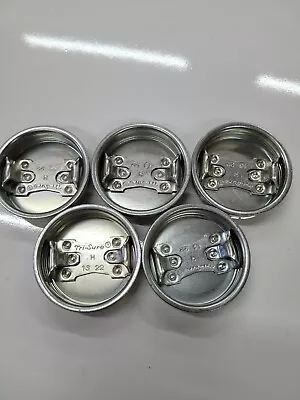 Tri Sure 2  Steel Drum Cap Bung Plugs 55 Gal Barrel Zinc Plated NEW W/ Seal 5pk  • $25.99