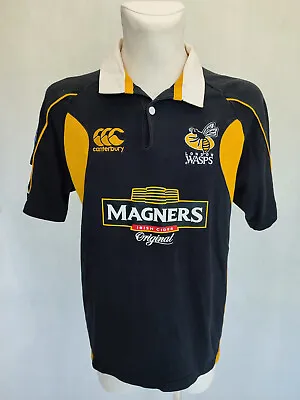 London Wasps CCC Canterbury Rugby Shirt Jersey Size L • £21.59