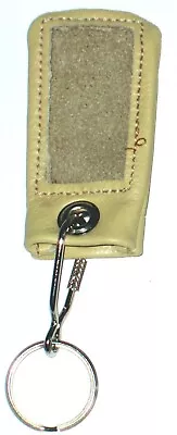 TAN Supple Leather Remote Cover For OEM Viper Clifford Python Avital LARGE • $17.98
