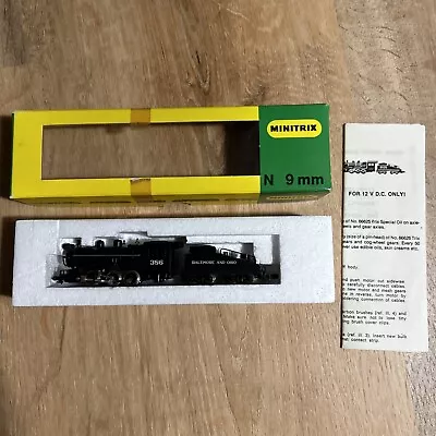 N Scale Minitrix 2919 Steam Locomotive & Tender 0-6-0 Baltimore & Ohio WITH BOX • $79.99