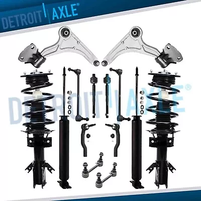 Front Struts Rear Shocks Control Arms Sway Bars Tie Rods For 2013-17 Ford Fusion • $440.96