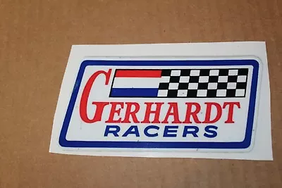 Gerhardt Racers Indy 500 Usac Cart Sticker Not Original Tool Box Sticker • $5