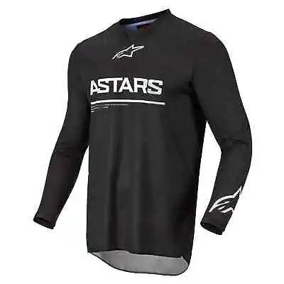 Alpinestars Mens Racer Graphite Motocross Jersey Black Size 2XL • $24.26