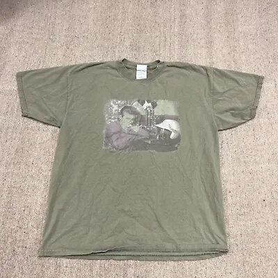 Vintage James Dean Shirt Mens XL Green 1990s Motorcycle Photo Racing • $26.99