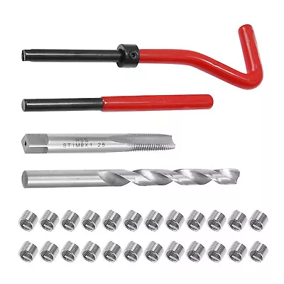 30x Metric Thread Repair Insert Kit M8 X 1.25mm Helicoil Car Pro Coil Tool US • $12.41