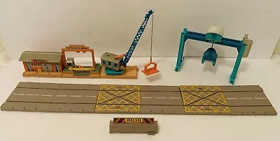 Tonka Kentoys Town Mixed Set (11 PCs) Inc 2 Cranes Building & Road. Vintage VGC • $39.20