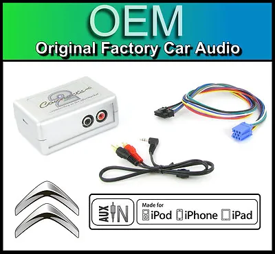 £49.99 • Buy Citroen Berlingo AUX In Lead Car Stereo IPod IPhone Player Adapter Connection