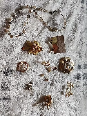 Vintage To Now Pearl Jewelry Lot • $5.95