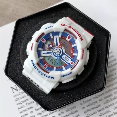 Casio GA110 Series G-shock Graffiti White Sport Watch • $22.50