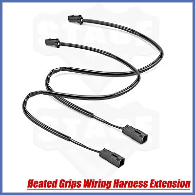 2PCS 10/12/14/16  Heated Grip Wire Extension Harness For 08+ Harley Touring • $19.99