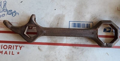 $22.50 • Buy Fire Hydrant Spanner Multi Wrench  Firefighter Fireman Tool 15 Inch