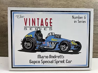 Mario Andretti # 83 Gapco Special Vintage Chevy Sprint Race Car 1:18 Gmp #7606 • $145