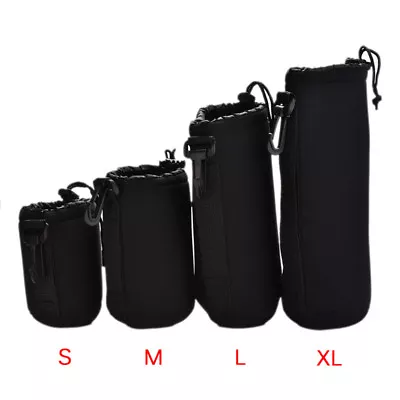 £5.04 • Buy Neoprene Waterproof Soft Camera Lens Pouch Storage Bag Case]