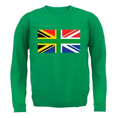 South African Union Jack - Adult Hoodie / Sweater - UK Flag Africa Cape Town • £24.95