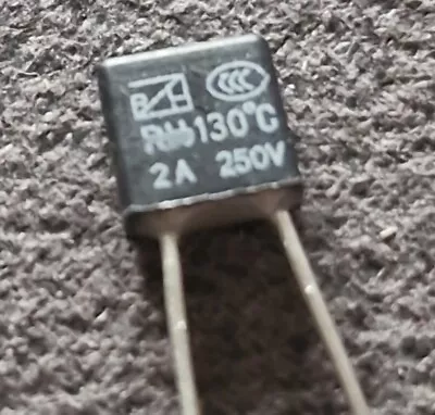 £1.90 • Buy RH130 Thermal Fuse 2 Amp  Square  From 130 Degrees - Fast Delivery!
