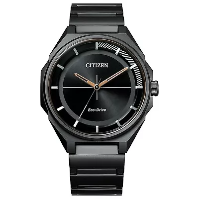 Citizen Eco-Drive Men's Weekender Black Dial Bracelet Watch 41MM BJ6535-51E • $120.99