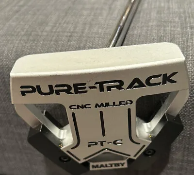 Maltby Pure-Track CNC Milled PT-C Putter Adult Right Handed Black Widow Grip • $100