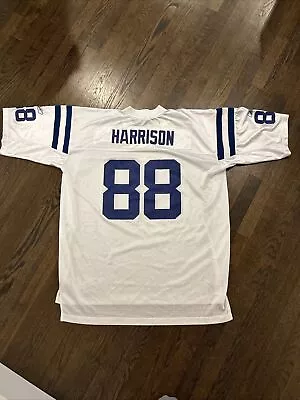 Indianapolis Colts Marvin Harrison Jersey Mens Size 2XL White Reebok • $63.99