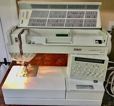 $125 • Buy Pfaff Creative 1473 CD Sewing Machine Embroidery 1473 CD For Parts Repair