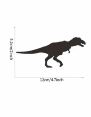 NEW 5” T-Rex Silhouette Wall Plate Switch Car Laptop Black Vinyl Sticker Decal • $7.25