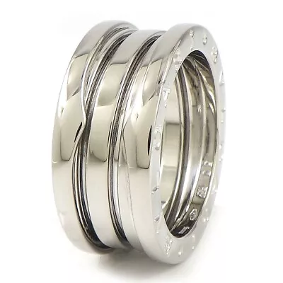 BVLGARI Ring B-zero1 Spiral Logo 750(18K) White Gold #53 US6 • £579.04