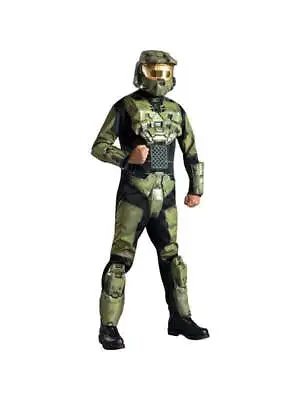 Adult Deluxe Halo Masterchief Spartan Costume Size: X-Large 50 Color: Green • $88.99