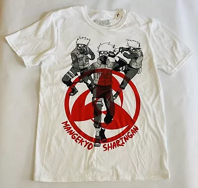 Naruto Shippuden- Mangekyo Sharingan Men’s White T-shirt Size (M) • $19.99