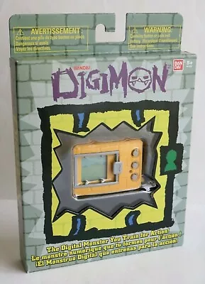 Bandai Digimon Tamagotchi Pet Handheld Yellow Digivice Monster 20th Anniversary • £24.99