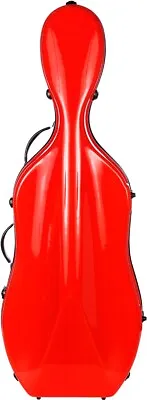 UK Fiberglass Cello Case Excellent 4/4 M-case Red • $392.03