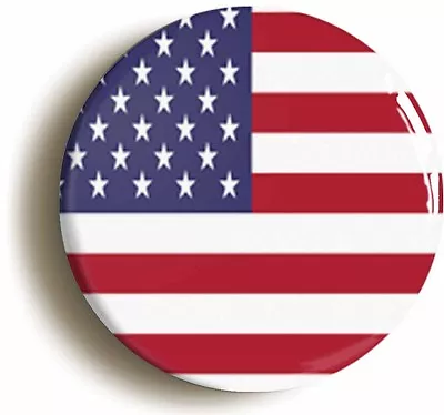 £2.79 • Buy UNITED STATES OF AMERICA FLAG BADGE BUTTON PIN (1inch/25mm Diameter) USA