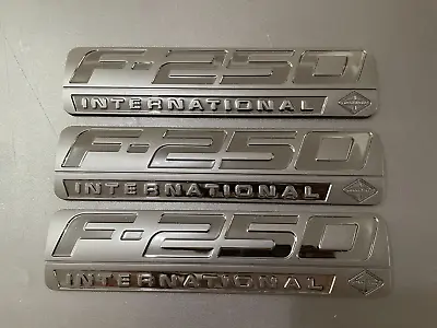 F-250 International Diesel 6.0 7.3 6.7 6.2 Black F250 Emblem Badge 3pcs • $36.50