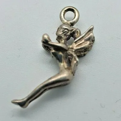 £16.19 • Buy Dainty 925 Sterling Silver Tinkerbell Fairy Sprite Charm 2.38g MUST SEE