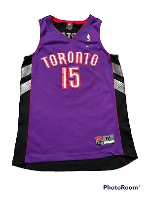 Vintage Nike VINCE CARTER #15 Toronto Raptors Jersey Size Medium 40 M • $150