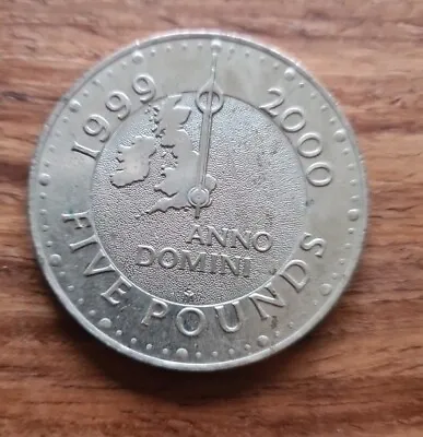 1999 Millenium Anno Domini £5 Five Pound Coin - Uncirculated • £13