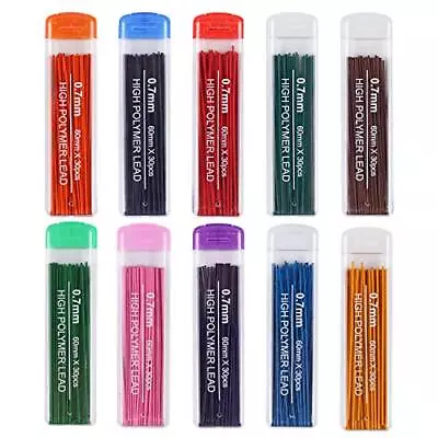 10 Color Set 300 Pieces Color Lead Refills Colored Pencils Lead 0.7 Mm HB • $14.60