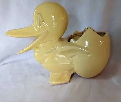 McCoy Pottery Yellow Duck & Egg Planter 1940's Vintage • $15.50