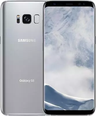 Samsung Galaxy S8 64GB (G950) Arctic Silver - Very Good (Refurbished) • $221