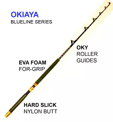 Okiaya Composit 30-50lb  Blueline  Saltwater Big Game Roller • $79.99