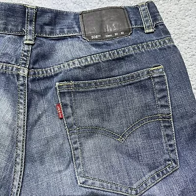 Levis 508 Jeans Mens 30x30 Blue Denim Regular Fit Tapered Leg Stone Wash 28 Reg • $22.32